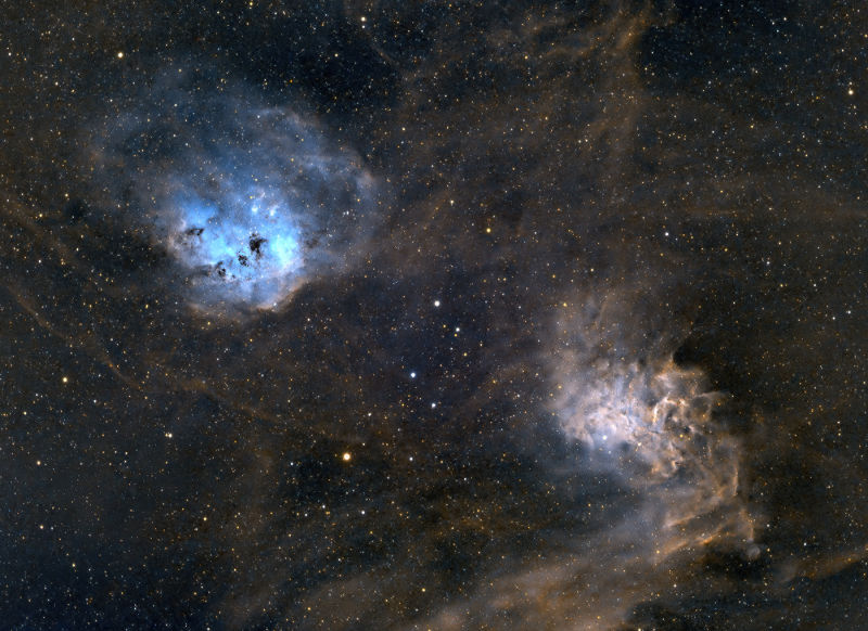 IC 405, IC 410, Mel 31, NGC 1893