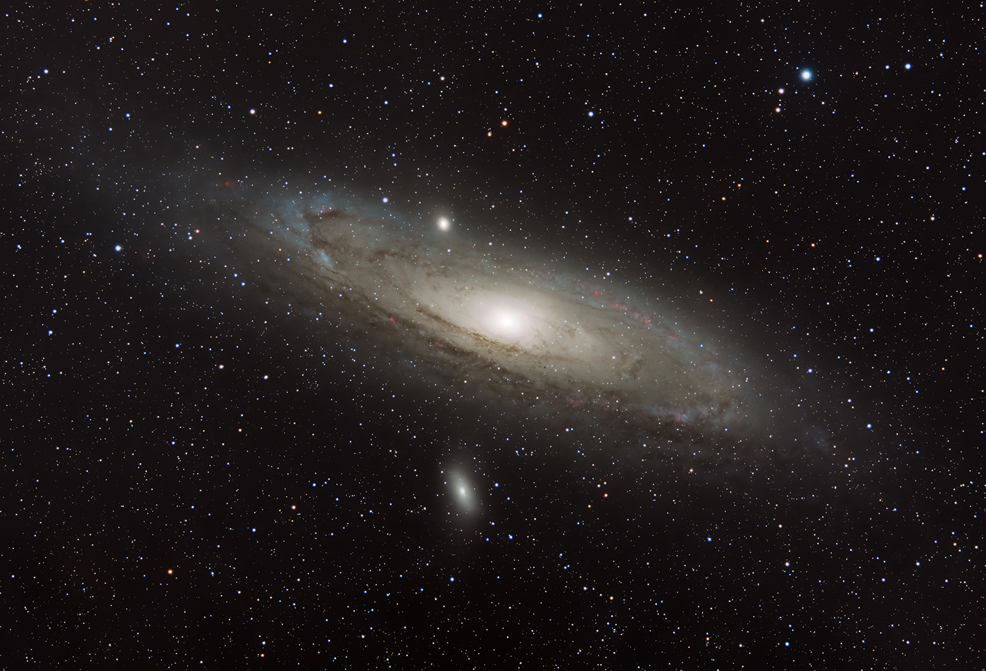 Andromeda Galaxy - M 31, M 32 & M 110