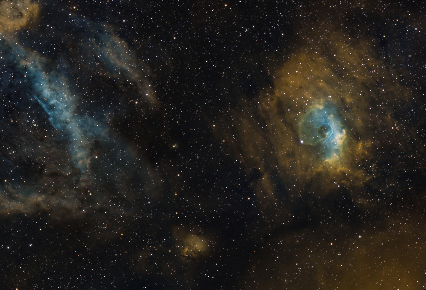 NGC 7635, Sh2-151 & Sh2-157