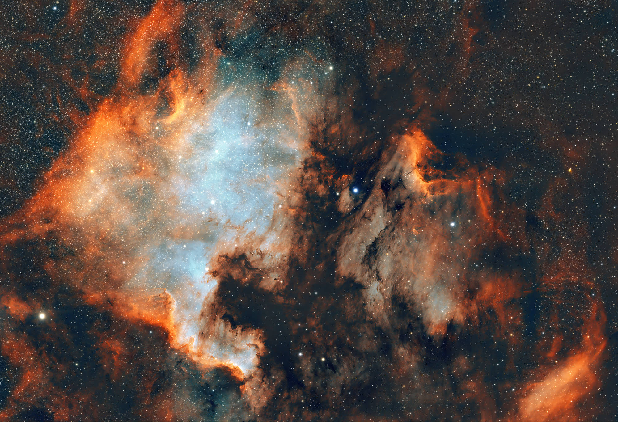 North America Nebula NGC 7000 - Pelican Nebula IC 5070